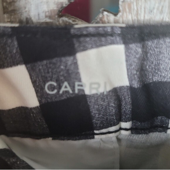 St. John's Bay Buffalo Check Stretch Slimming Fit Capri - Picture 8 of 14